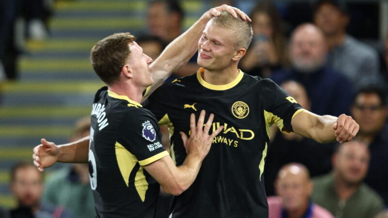 GUARDA: Haaland apre il conto della Premier League per portare il Manchester City in vantaggio al Crystal Palace