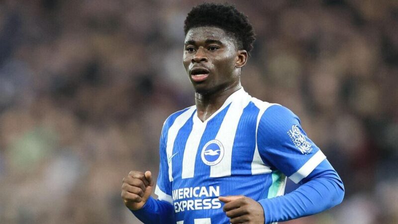 Il Manchester United ha concordato un accordo da 70 milioni di sterline per il centrocampista del Brighton Baleba