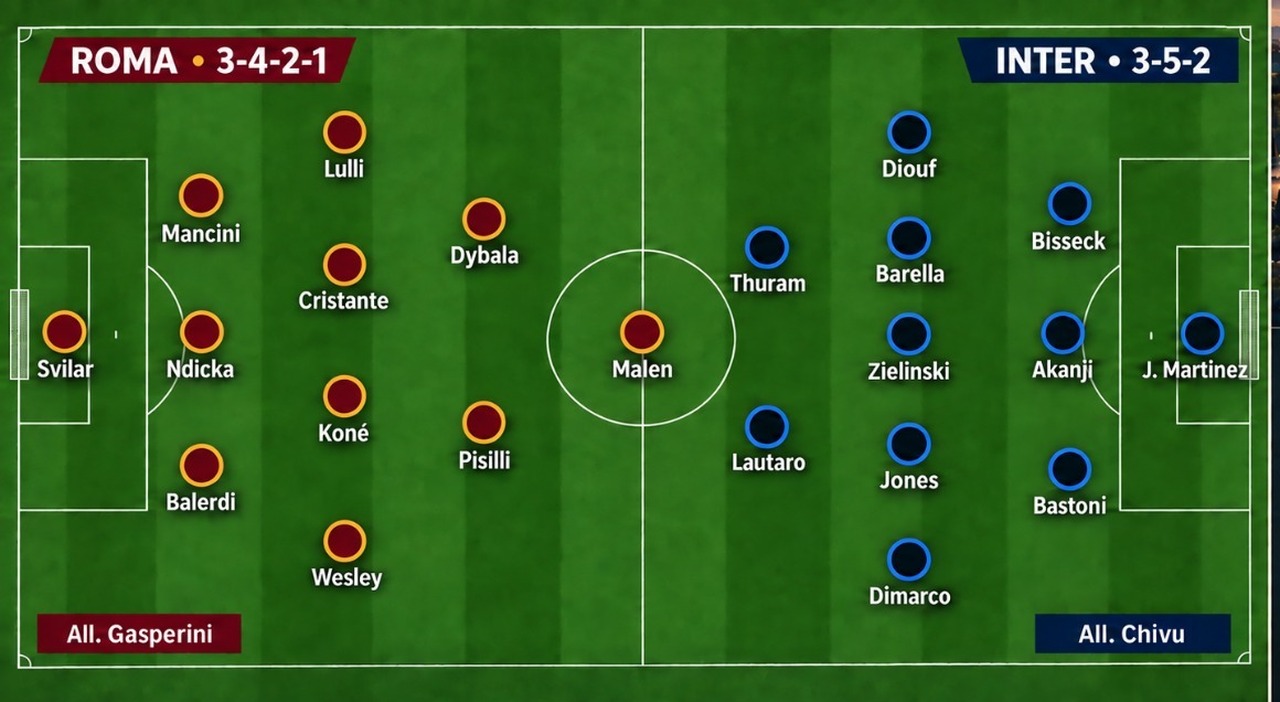 Roma-Inter: analisi tattica della sfida tra squadre imbattute