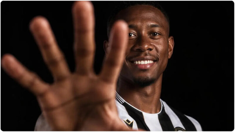 Alaba firma per l’Udinese dopo aver lasciato il Real Madrid