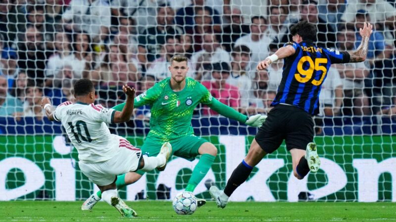 GUARDA: Mbappe licenzia il Real Madrid in vantaggio contro l’Inter dopo l’errore sciatto di Curtis Jones