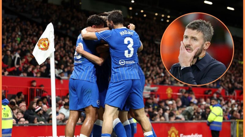 Il Manchester United perde il record di 50 anni dell’Old Trafford contro il Brighton