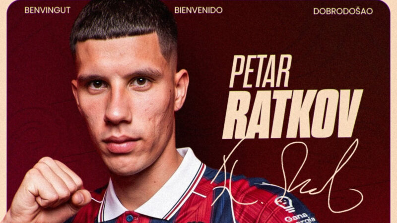 L’attaccante Petar Ratkov, l’undicesimo acquisto del Levante