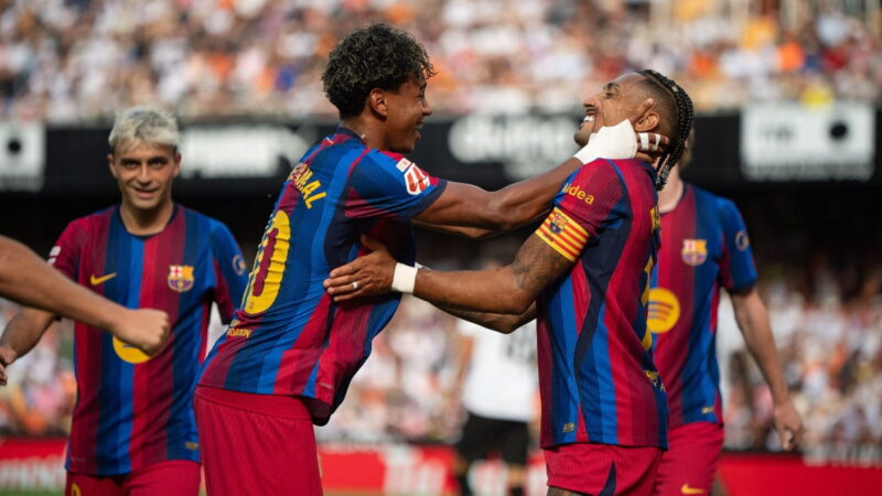 Valencia – Barcellona 0-5: resoconto, risultato e gol mentre i Blaugrana inviano dichiarazioni di intenti