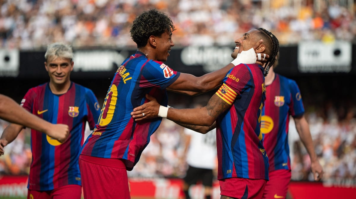 Valencia – Barcellona 0-5: resoconto, risultato e gol mentre i Blaugrana inviano dichiarazioni di intenti