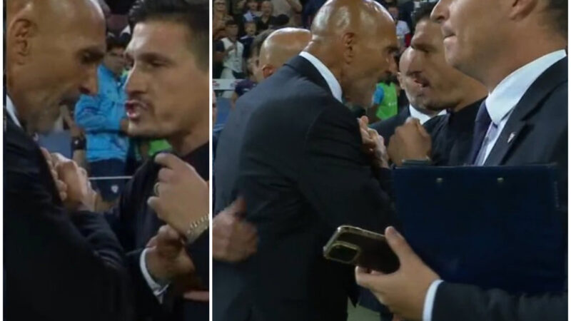Devono separare Spalletti e Pisacane: “Ti do uno schiaffo”
