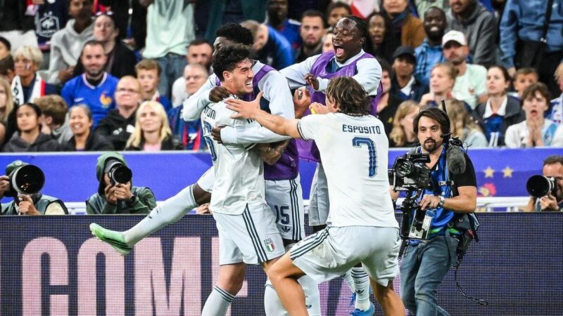 Francia – Italia 1-1: i 10 uomini di Zidane sopportano un frustrante ritorno a casa mentre gli Azzurri conquistano un punto