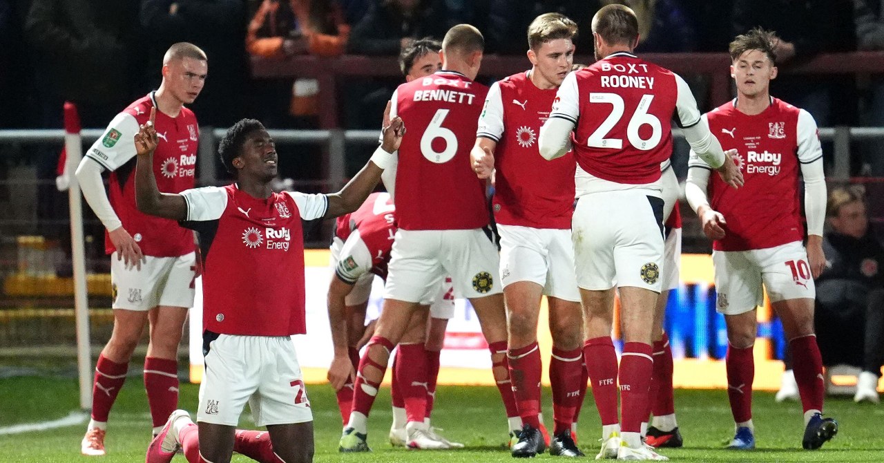 GUARDA: Sconvolto sulle carte mentre il Fleetwood prende un vantaggio shock contro l’Arsenal