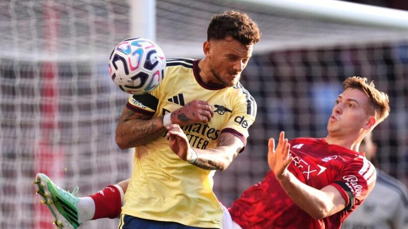 Gabriel si avvicina di più mentre l’Arsenal lotta per abbattere il Nottingham Forest in un incontro turgido