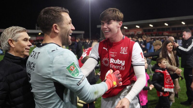 Portiere del Fleetwood Lynch: ci siamo ispirati alla vittoria di Grimsby sul Manchester United l’anno scorso