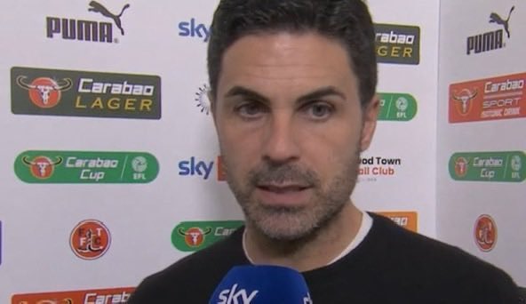 Quello che Mikel Arteta ha da dire sulla prestazione dei suoi giocatori