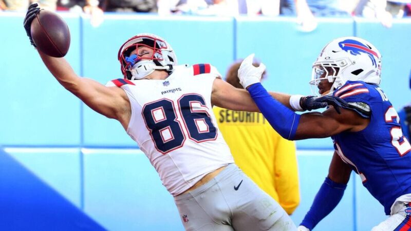 Settimana 4 della NFL: la straordinaria presa di Chism regala ai Patriots la vittoria sui Bills, gli Eagles crollano contro i Rams