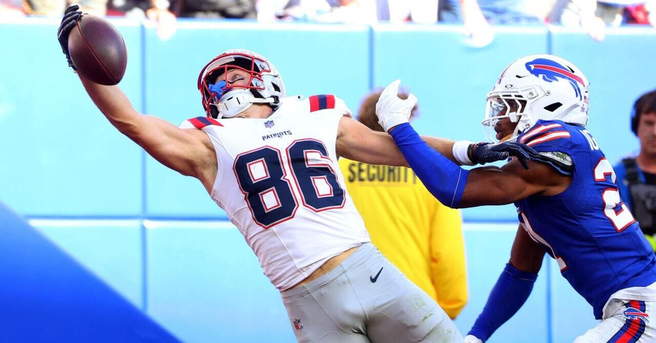 Settimana 4 della NFL: la straordinaria presa di Chism regala ai Patriots la vittoria sui Bills, gli Eagles crollano contro i Rams