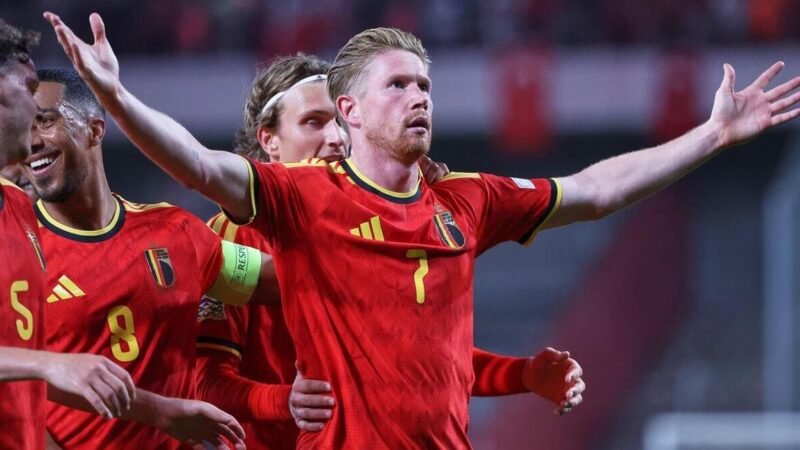 UEFA Nations League: doppietta di De Bruyne per il Belgio, tripletta di Lewandowski e ritiro di Dzeko